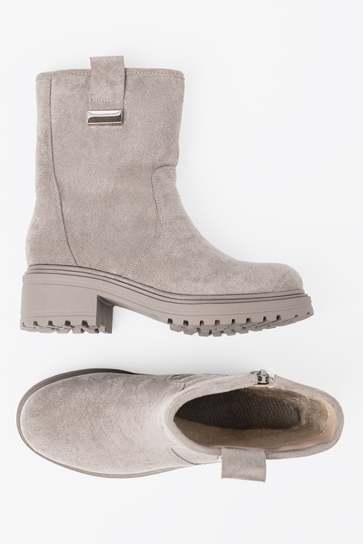 Conveniente color gris zapatos na masyAnej podeszAie