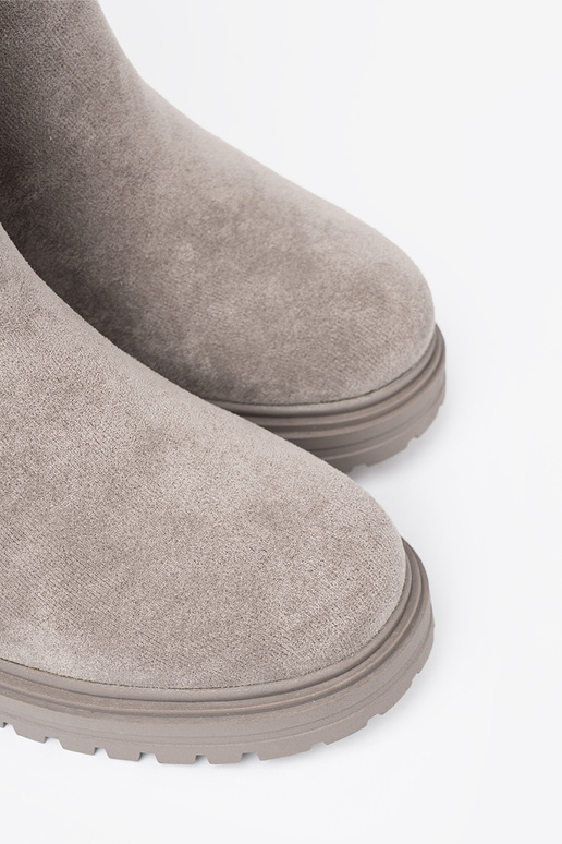 Conveniente color gris zapatos na masyAnej podeszAie