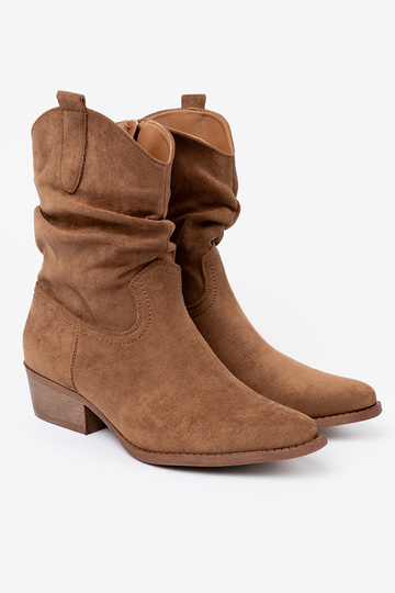 color marrón Zapatos de mujer o klasycznym kroju