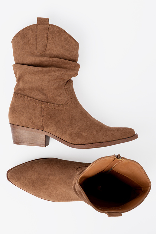 color marrón Zapatos de mujer o klasycznym kroju