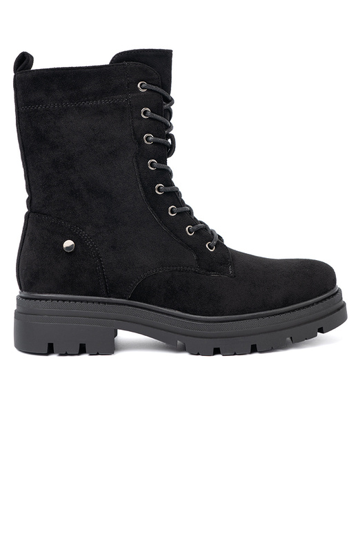 de color negro atado para arriba botas altas de montar na masyAnej podeszAie