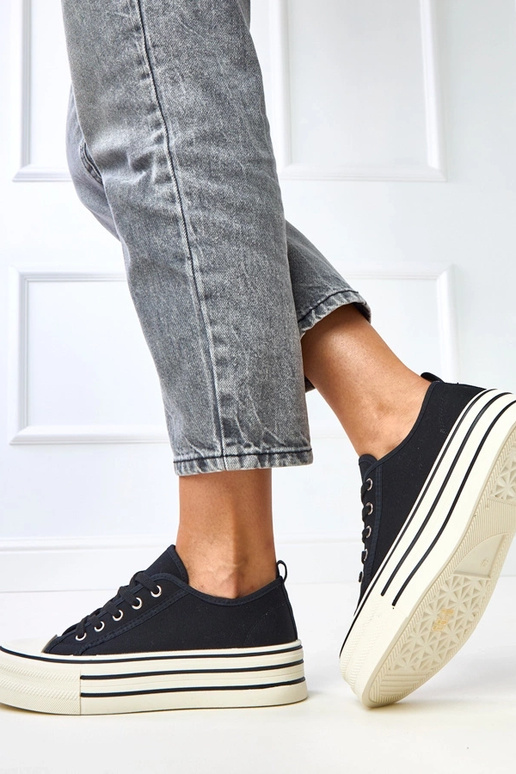 Zapatillas de plataforma negras Talah Zapatillas de plataforma negras Talah