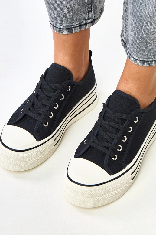 Zapatillas de plataforma negras Talah Zapatillas de plataforma negras Talah