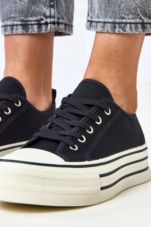 Zapatillas de plataforma negras Talah Zapatillas de plataforma negras Talah