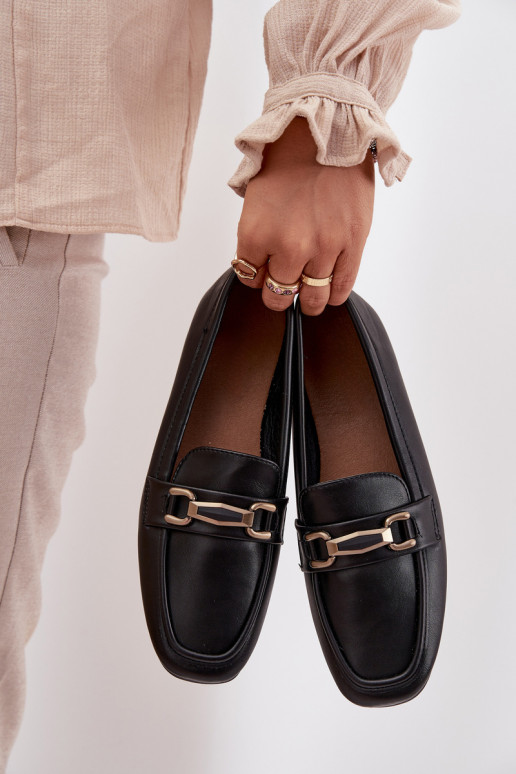 zapatos Mocasines Femenino con adornos de color negro Priscelle zapatos Mocasines Femenino con adornos de color negro Priscelle