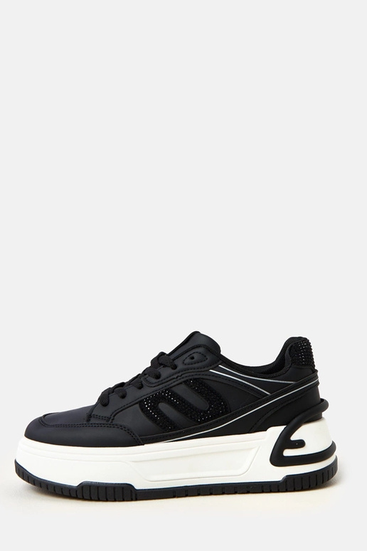 Zapatillas deportivas negras con... Zapatillas deportivas negras con...