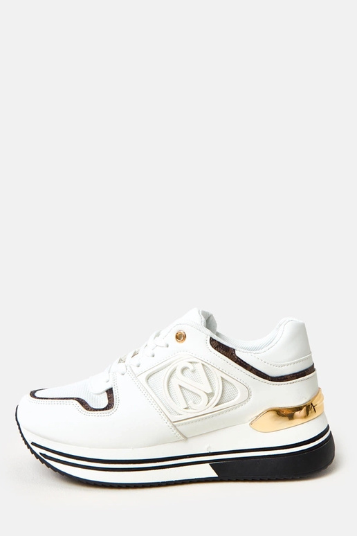 Zapatillas deportivas blanco-negro... Zapatillas deportivas blanco-negro...