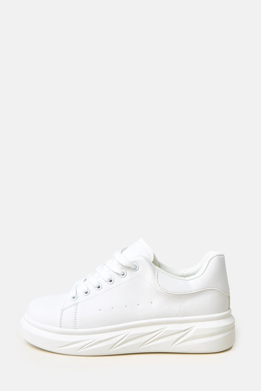 Zapatillas deportivas blancas con... Zapatillas deportivas blancas con...