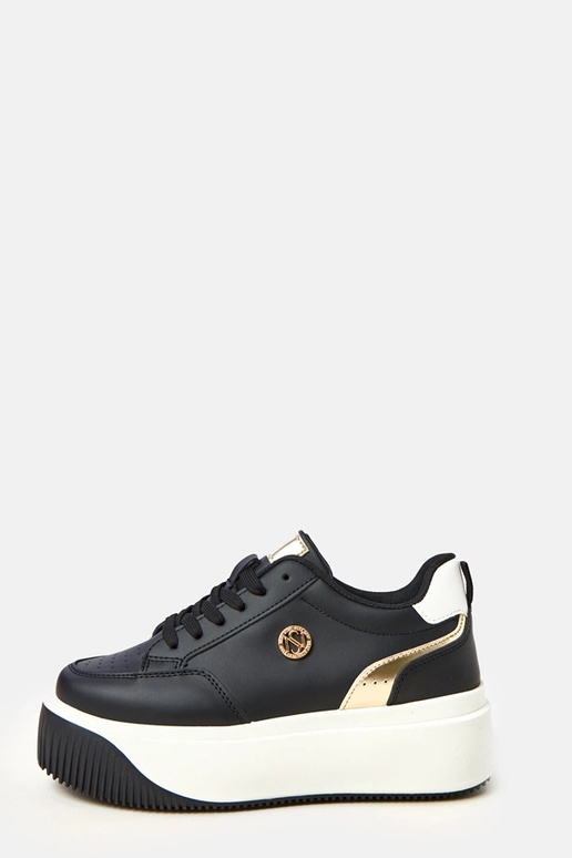 Zapatillas deportivas negras con... Zapatillas deportivas negras con...