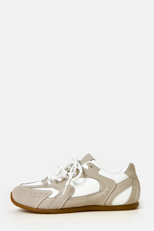 Zapatillas deportivas blanco-beige... Zapatillas deportivas blanco-beige...