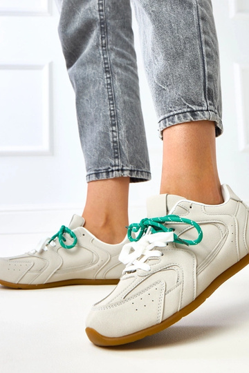 Zapatillas deportivas grises con doble cordón Casey