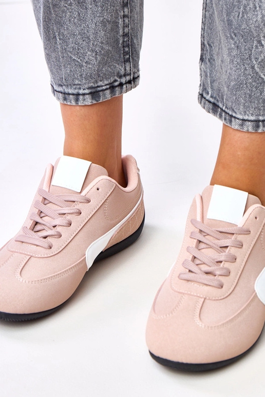 Zapatillas deportivas rosas con... Zapatillas deportivas rosas con...