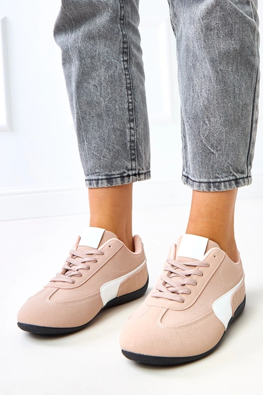 Zapatillas deportivas rosas con... Zapatillas deportivas rosas con...