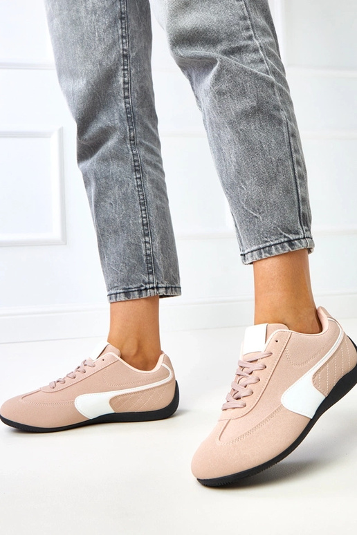 Zapatillas deportivas rosas con... Zapatillas deportivas rosas con...