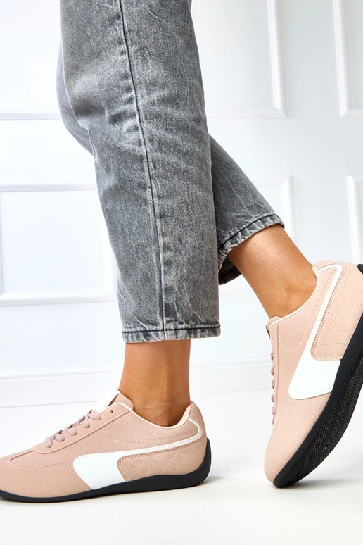 Zapatillas deportivas rosas con... Zapatillas deportivas rosas con...