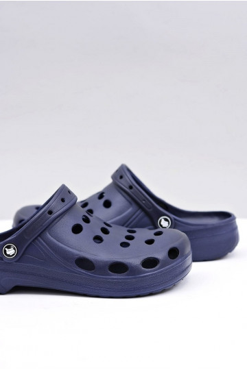 Tiene quesculino Zapatillas sandalias Do Ogrodu Basen azul oscuro