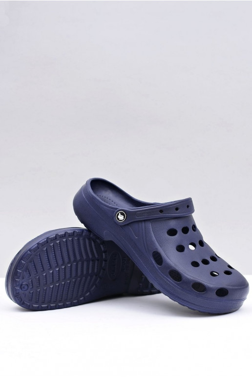 Tiene quesculino Zapatillas sandalias Do Ogrodu Basen azul oscuro