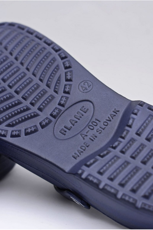 Tiene quesculino Zapatillas sandalias Do Ogrodu Basen azul oscuro