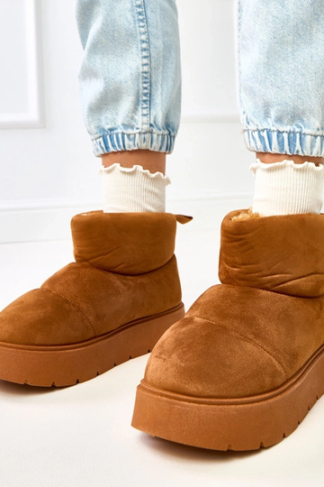 Botas de nieve marrones cálidas con plataforma, Ribeiro