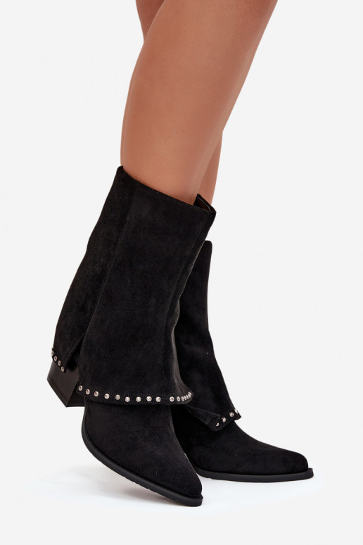 Botas cálidasENyAiniętą CholeAką Vinceza 16516 de color negro Botas cálidasENyAiniętą CholeAką Vinceza 16516 de color negro