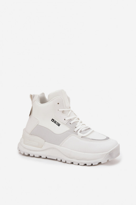 zapatillas Femenino con una plataforma Big Star SS274510 el color blanco