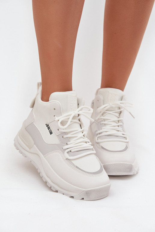 zapatillas Femenino con una plataforma Big Star SS274510 el color blanco