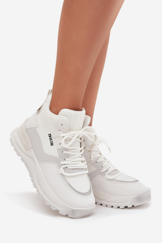 zapatillas Femenino con una plataforma Big Star SS274510 el color blanco