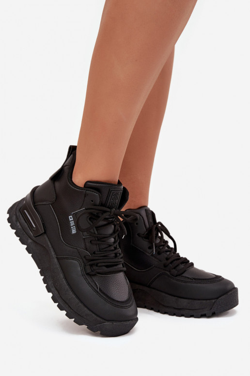 zapatillas Femenino con una plataforma Big Star SS274509 de color negro zapatillas Femenino con una plataforma Big Star SS274509 de color negro