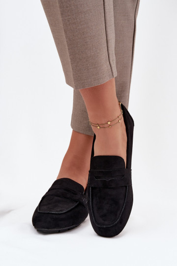 Mocasines Mocasines apartamento de mujeres de color negro Roseline 2