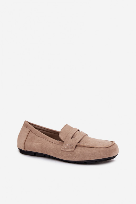Mocasines Mocasines apartamento de mujeres beige Roseline