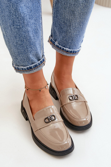 Mocasines de cuero lustrado... 2