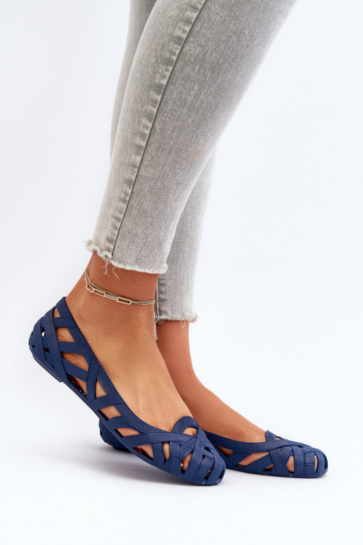 Femenino Goma bailarinas azul oscuro Salam Femenino Goma bailarinas azul oscuro Salam