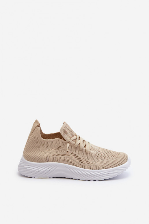 Zapatillas deportivas de mujer de resistente modelo color beige Jagelia