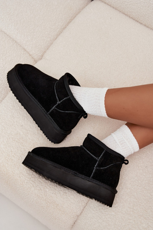 de gamuza Botas de nieve Femenino con una plataforma Vinceza 97962 de color negro de gamuza Botas de nieve Femenino con una plataforma Vinceza 97962 de color negro