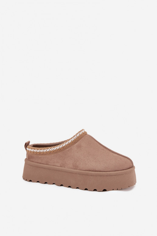 Bajo Botas de nieve FemeninoHaftem con una plataforma beige Activadorirya