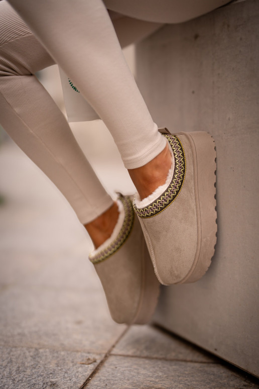 Botas de nieve Femenino con una plataforma calentamiento con pelo dentro color verde Remenia Botas de nieve Femenino con una plataforma calentamiento con pelo dentro color verde Remenia
