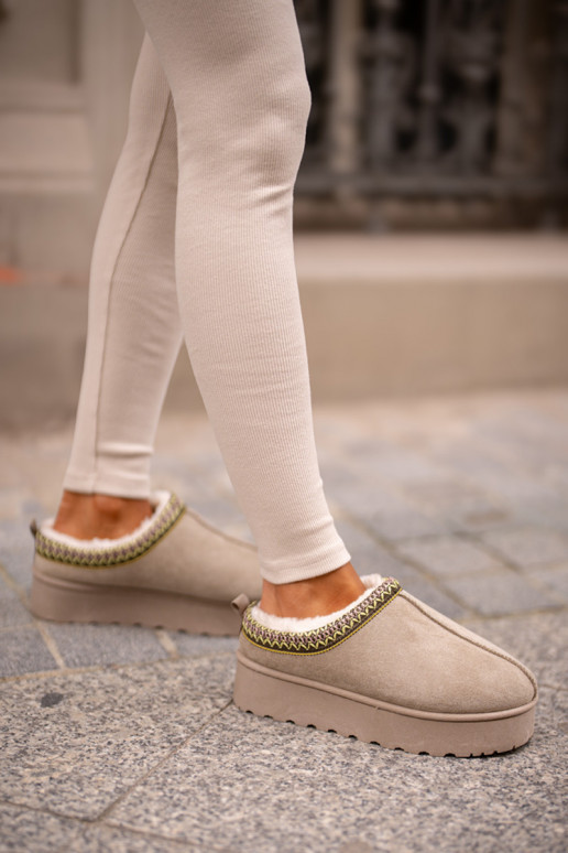 Botas de nieve Femenino con una plataforma calentamiento con pelo dentro color verde Remenia Botas de nieve Femenino con una plataforma calentamiento con pelo dentro color verde Remenia