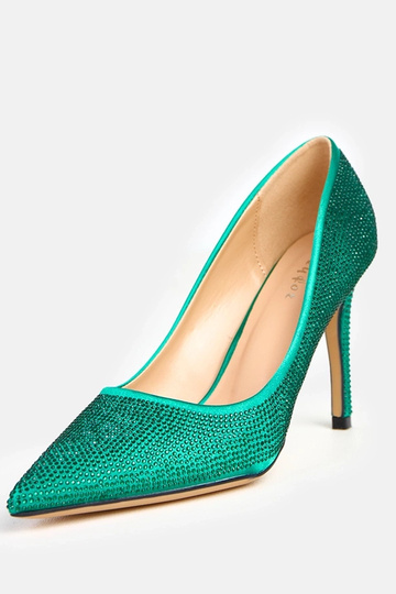 Zapatos de tacón verdes de...