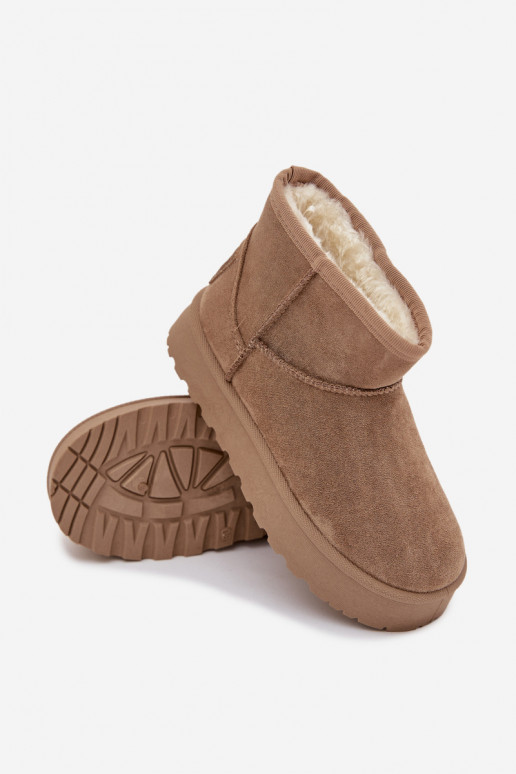 Botas de nieve Infantil calentamiento con pelo dentro SS374020 beige