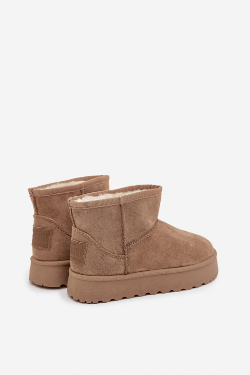 Botas de nieve Infantil calentamiento con pelo dentro SS374020 beige
