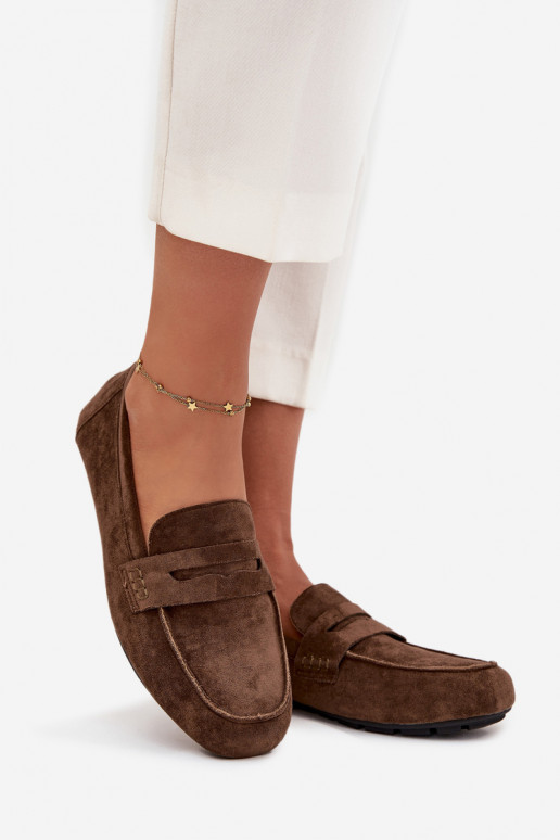 Mocasines Mocasines apartamento de mujeres de color caqui Roseline Mocasines Mocasines apartamento de mujeres de color caqui Roseline