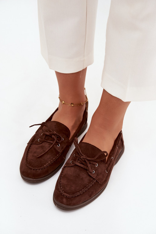 zapatos Mocasines apartamento de mujeres con detalles elegantes CzekoladoAe Zalina zapatos Mocasines apartamento de mujeres con detalles elegantes CzekoladoAe Zalina