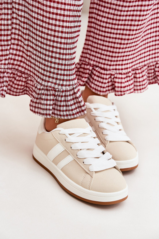 zapatillas Zapatillas modelo zapatos. Femenino de cuero ecológico beige Ravina zapatillas Zapatillas modelo zapatos. Femenino de cuero ecológico beige Ravina