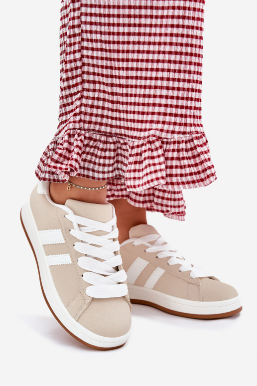 zapatillas Zapatillas modelo zapatos. Femenino de cuero ecológico beige Ravina zapatillas Zapatillas modelo zapatos. Femenino de cuero ecológico beige Ravina