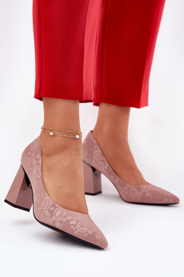 Estilo elegante Zapatos con tacones EN color rosa Vinceza 62223 color rosa