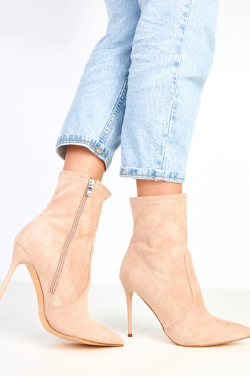 Botines color arena con... 2