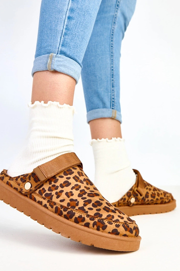 Botines de leopardo con velcro Miluska 2