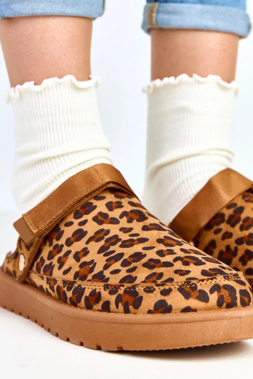Botines de leopardo con velcro Miluska Botines de leopardo con velcro Miluska