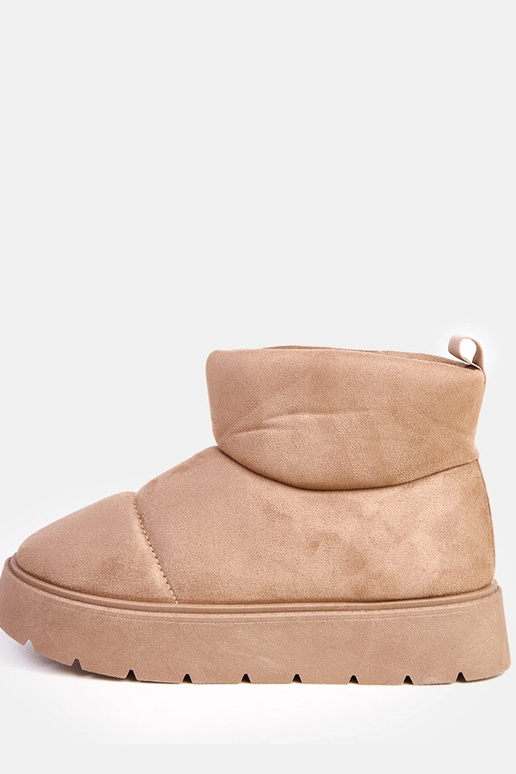 Botas de nieve cálidas color arena... Botas de nieve cálidas color arena...