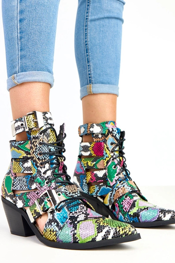 Botines multicolores de... 2